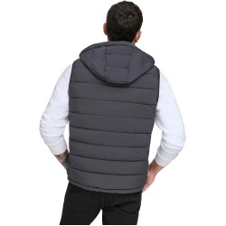 Men's foldable down vest
